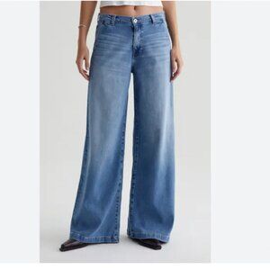 AG Adriano Goldschmied Blue Flare & Wide Leg Jeans